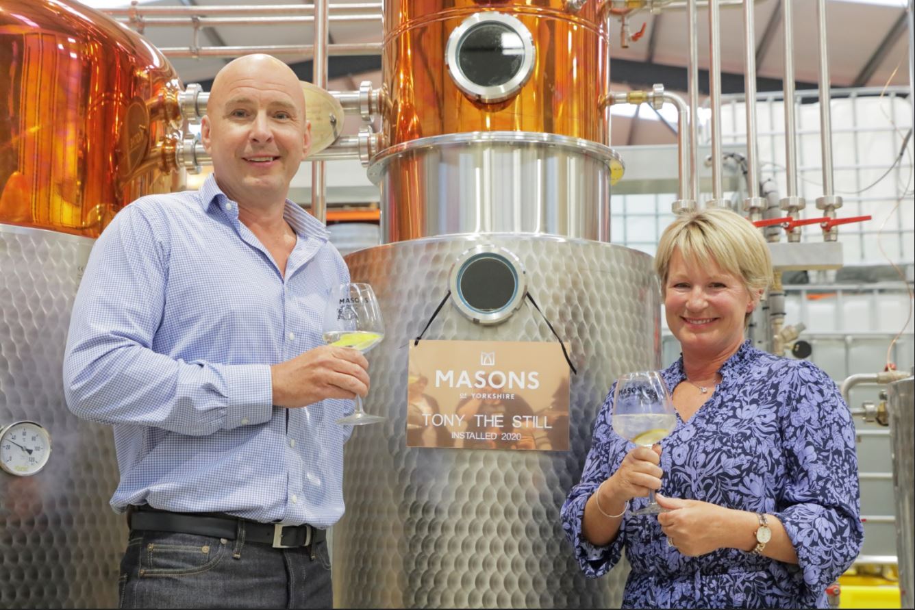 Karl and Cathy Mason of Masons Gin