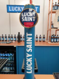 Lucky Saint on draught at Low2NoBev 2021