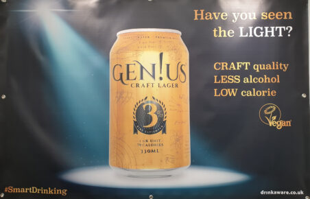 Genius Craft Lager at Low2NoBev