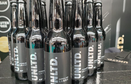 UNLTD. alcohol-free lager at Low2NoBev